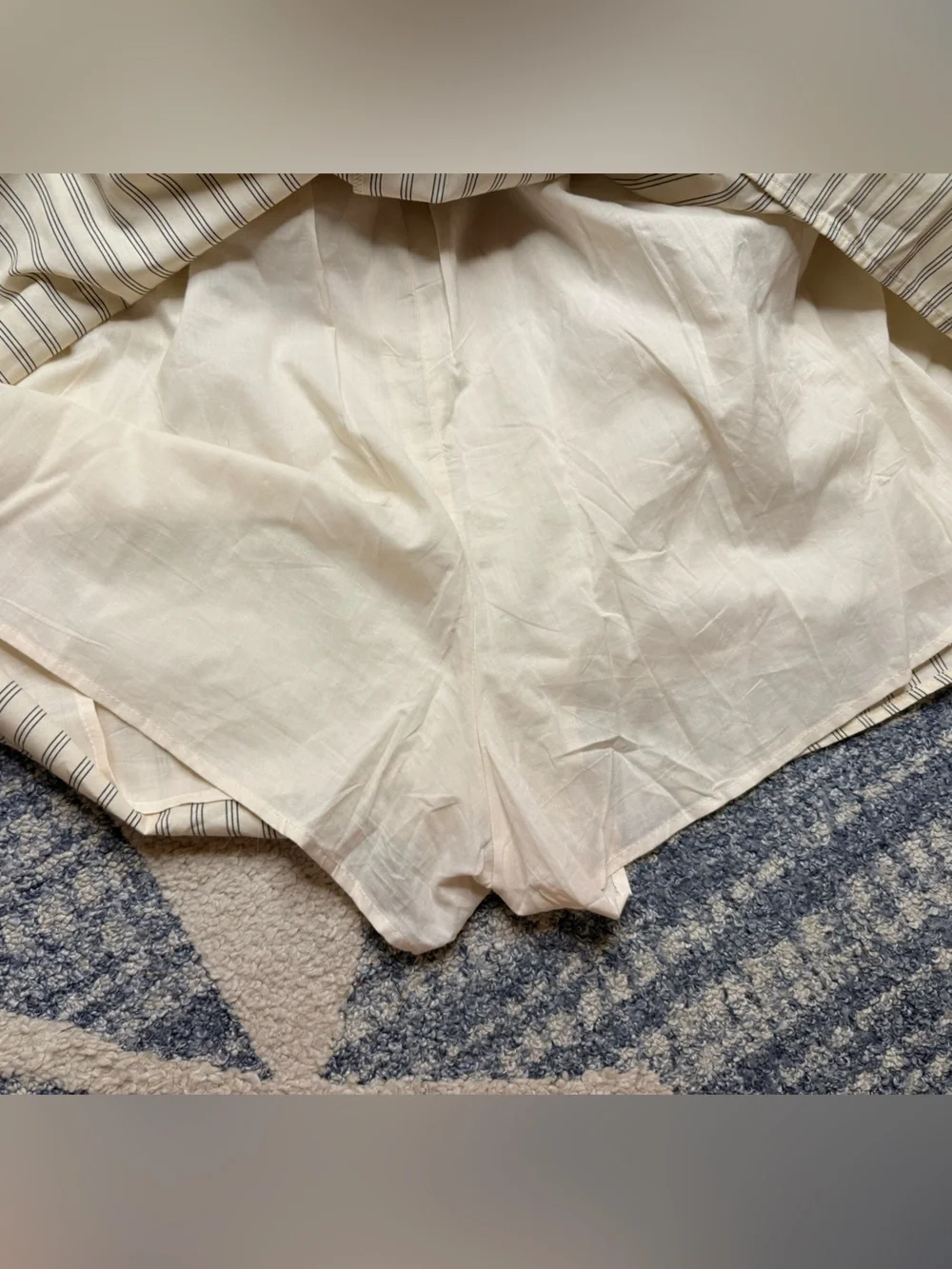 NWT  Abercrombie & Fitch Emerson Poplin Puff Sleeve Mini Dress